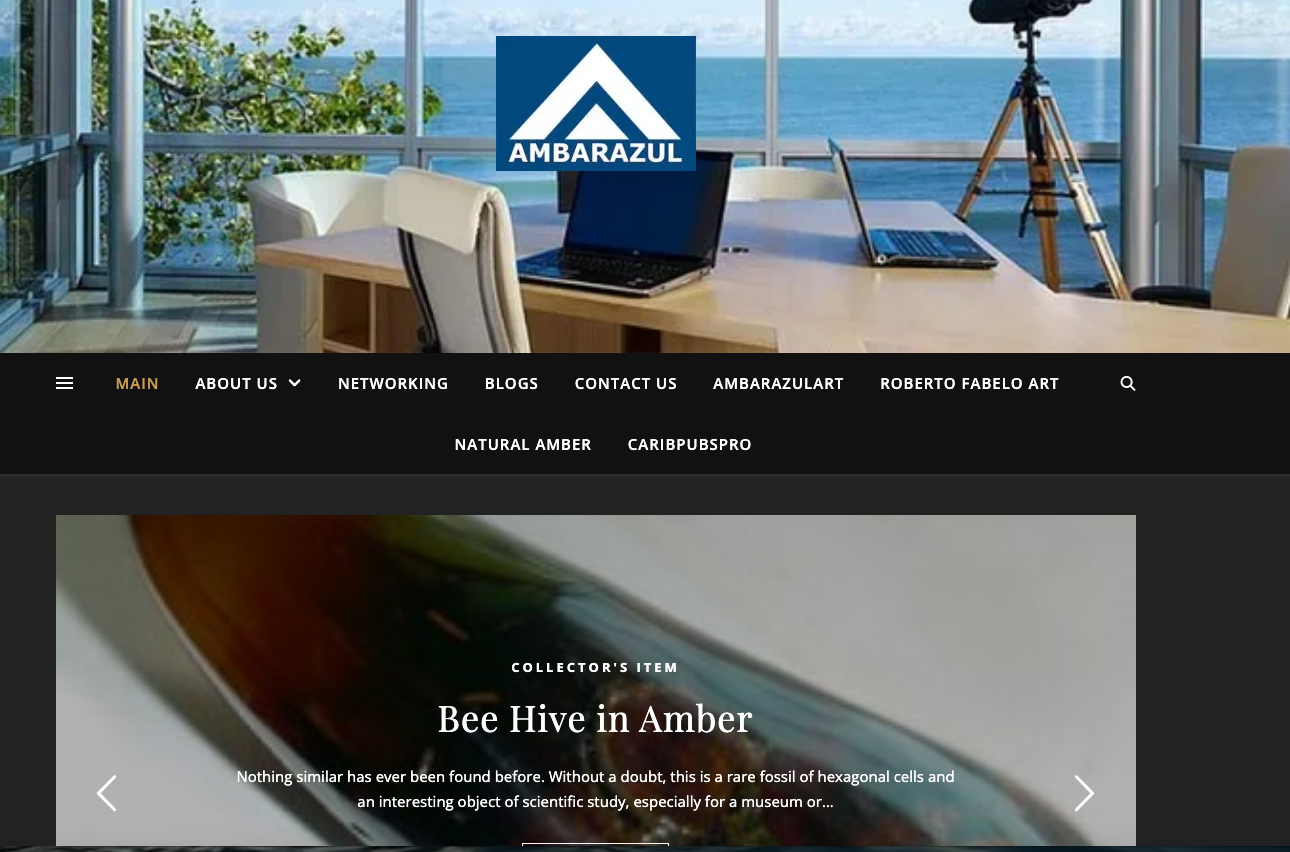 AmbarAzul website