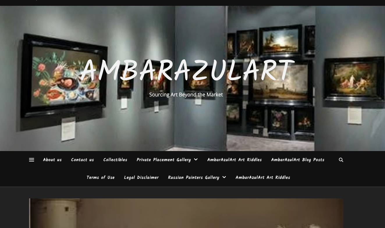 AmbarAzulArt website
