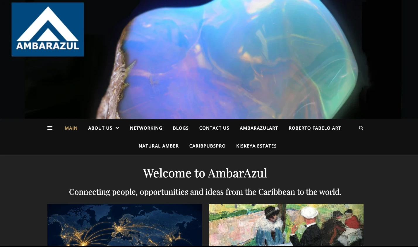 AmbarAzul website