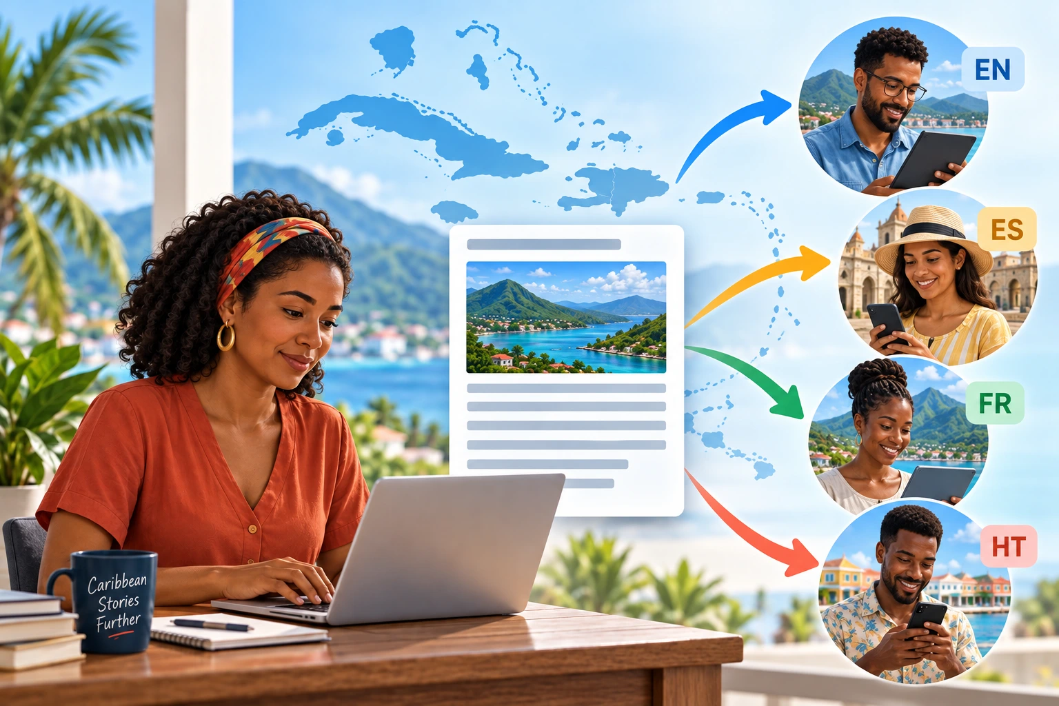 Caribbean story being adapted and shared with readers in different languages